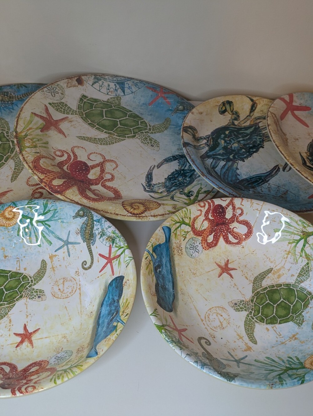 Pier 1 Imports "Speedy & Friends" Melamine Dinnerware